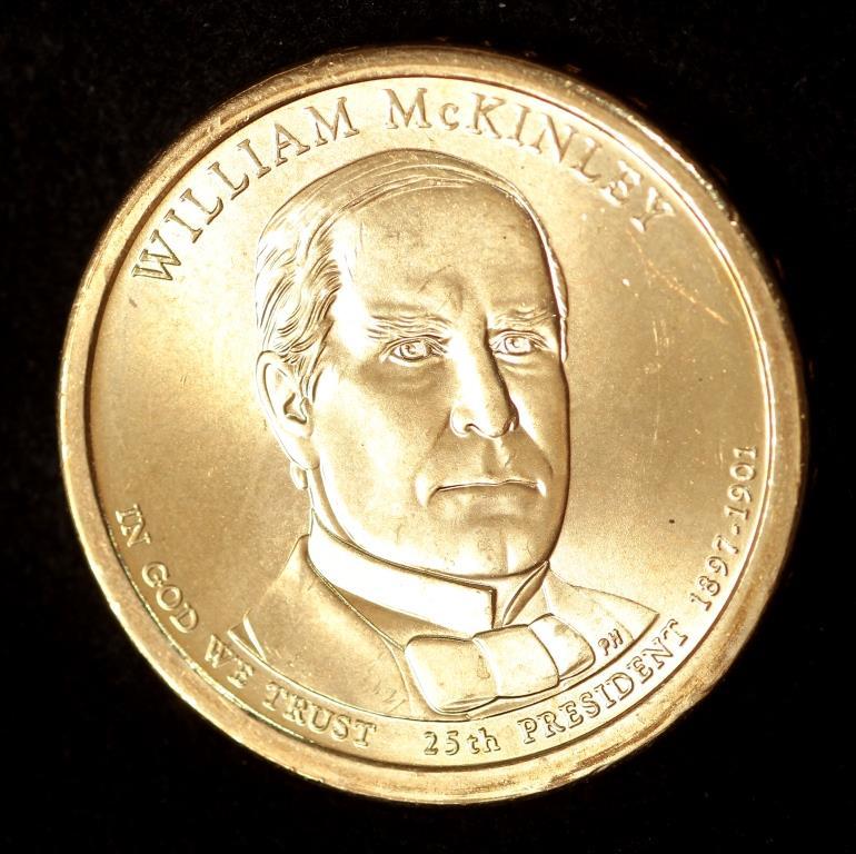Монета США 1 долар 2013 р. 25-й президент Вільям Мак-Кінлі