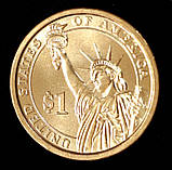 Монета США 1 долар 2013 р. 25-й президент Вільям Мак-Кінлі, фото 3