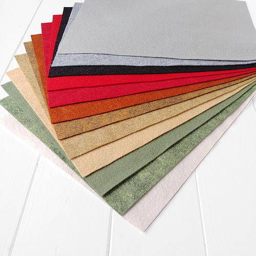 Купить Фетр американский МЕДНЫЙ КОТЕЛ, 23x31 см, 1.3 мм, полушерстяной ...