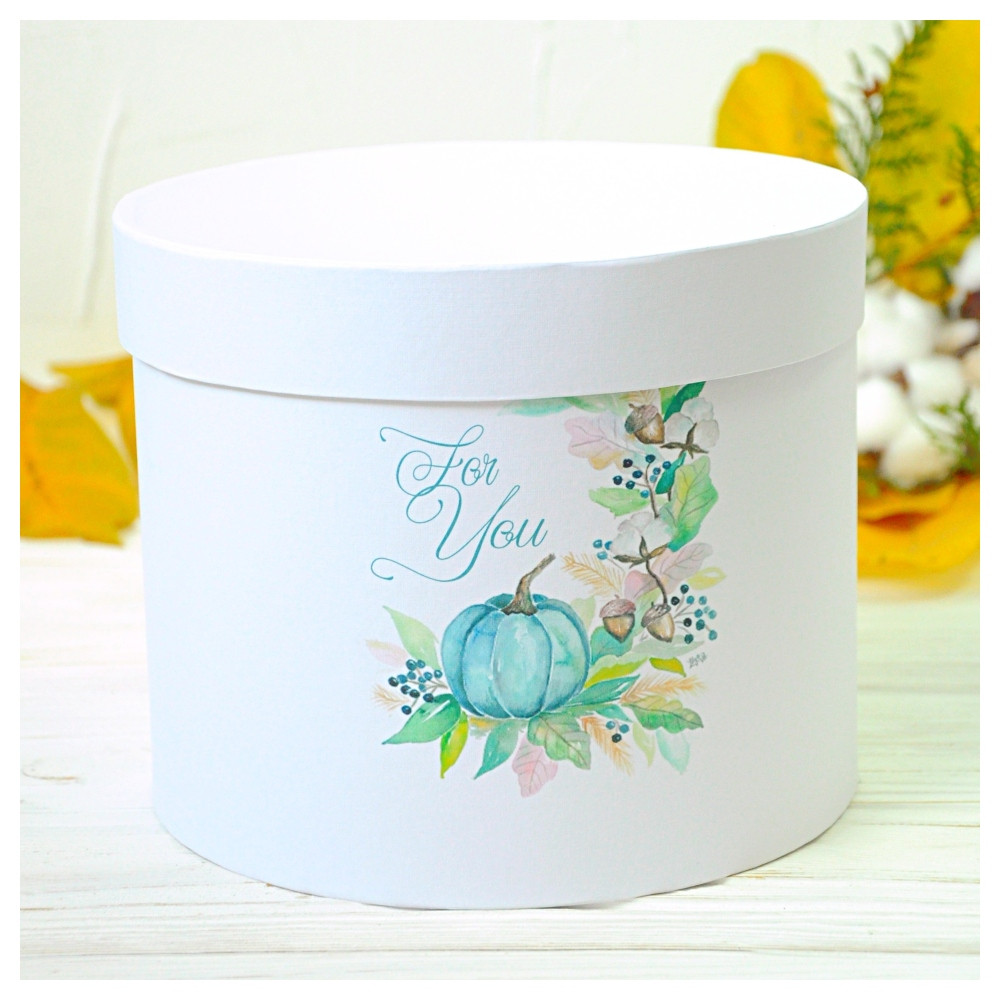 Подарункова коробка "For You 2" d16 h15