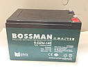 Свинцево-кислотний акумулятор для електровелосипедів 12 V 14 Ah Bossman-Master 6DZM14E, фото 5