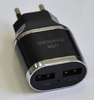 Зарядний пристрій ES-D03 (220 В / 2 USB)