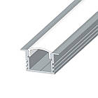 Врізний LED-профіль BIOM ЛПВ12х16, анодований, (з розсіювачем), фото 4