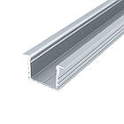 Врізний LED-профіль BIOM ЛПВ12х16 (12 мм), з розсіювачем, для меблів/ніш, фото 2