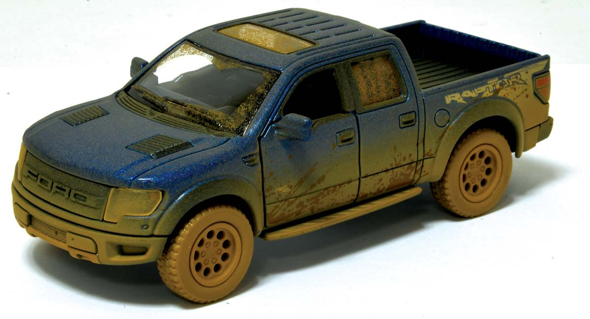 Металева машинка Kinsmart Ford F-150 SVT Raptor SuperCrew KT5365WY