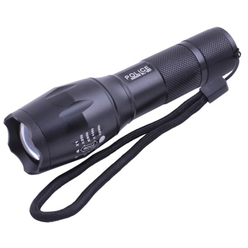 Ліхтар Police 1831-T6 zoom (в комплекті 1х18650, ЗП 220V/12V, box) 14.2 см