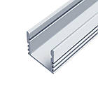 Алюмінієвий LED-профіль ЛП-12 накладний, анодований, з розсіювачем (12 мм), фото 2