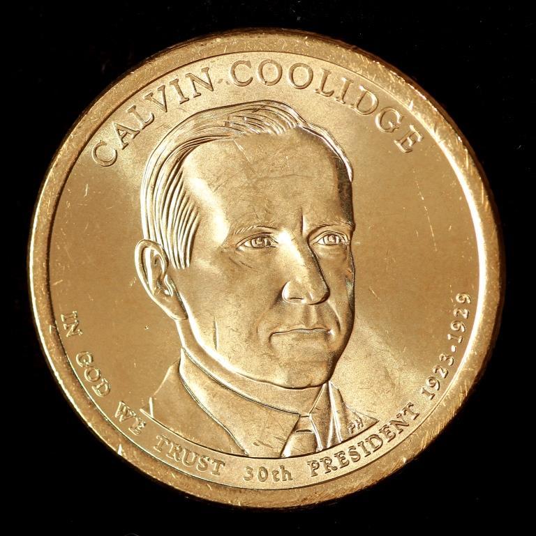 Монета США 1 долар 2014 р. 30-й Президент Калвін Кулідж