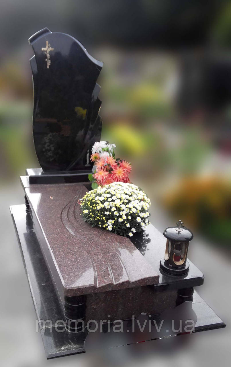 Гранітний пам'ятник одинарний 1084
