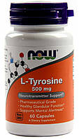 Тирозин Now Foods — L-Tyrosine 500 мг (60 капсул)