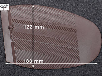 Гумова профілактика XA004 MODERN MICHELIN (Франція), р. 45-47, кол. темно-коричневий (d.brown)