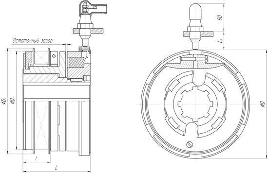 ЦЕ-122 муфта з ЭМЩ-2А
