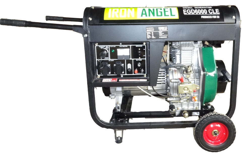Генератор дизельний Iron Angel EGD 6000 CLE (5,5 кВт)