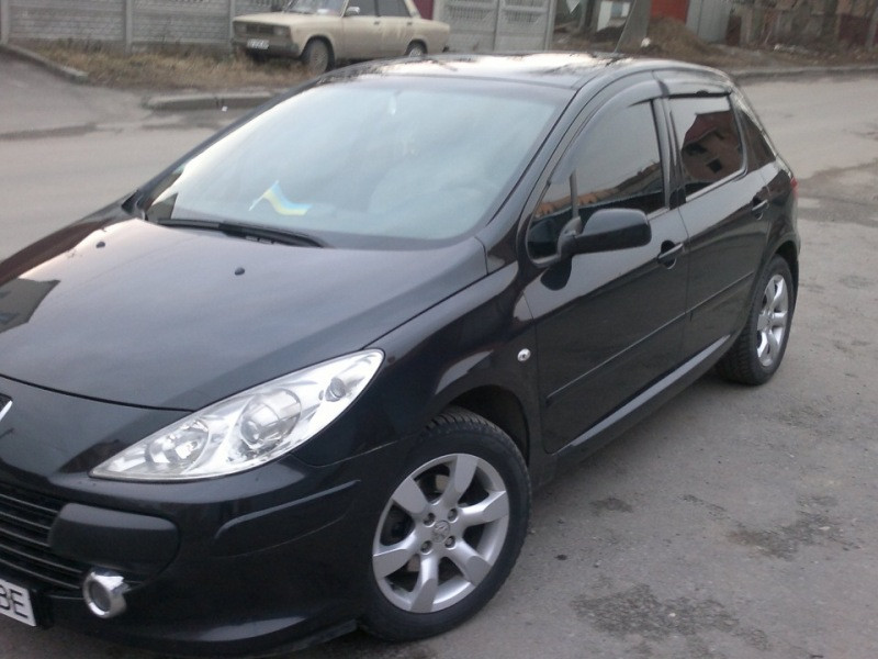 Дефлектори вікон (вітровики) PEUGEOT 307 Sd/Hb 5d 2002-2008 Cobra tuning P10402