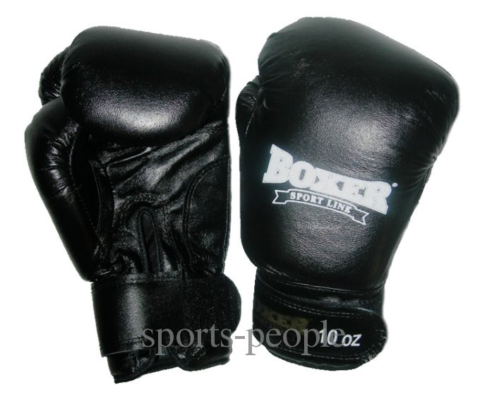Перчатки боксерських (для боксу) Boxer: 10, 12 унцій, кирсу, різної кольору.