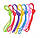 Скакалка гімнастична, L = 3 м, d = 8 мм, різн. кольори, фото 6