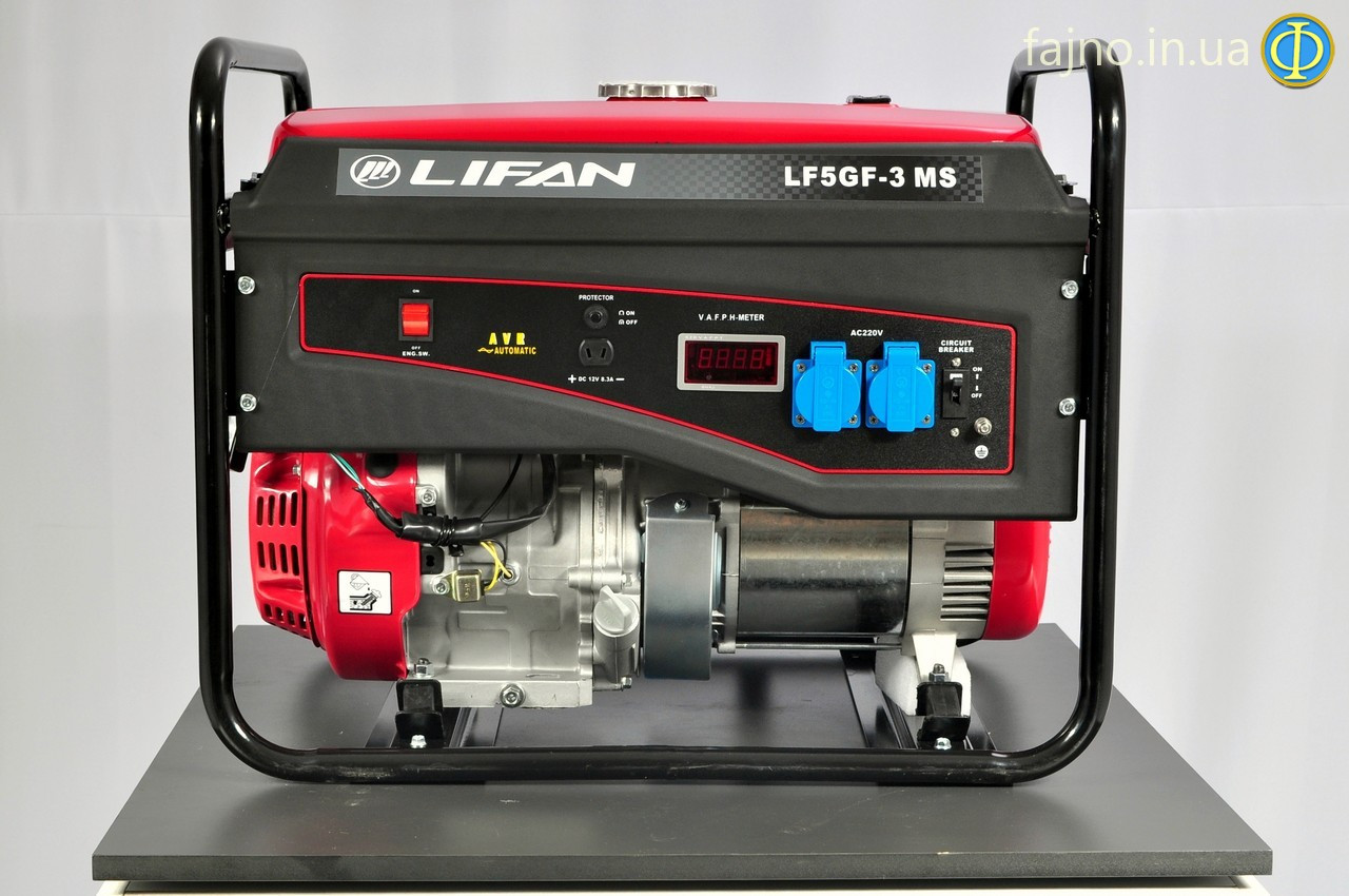 Бензиновий генератор Lifan LF5GF-3MS (5,5 кВт)
