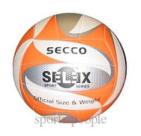 Мяч волейбольный Selex Secco, сшитый, PU, разн. цвета.