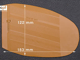 Гумова профілактика XA002 CITY MICHELIN (Франція), р. 45-47, кол. тропік (caramel)
