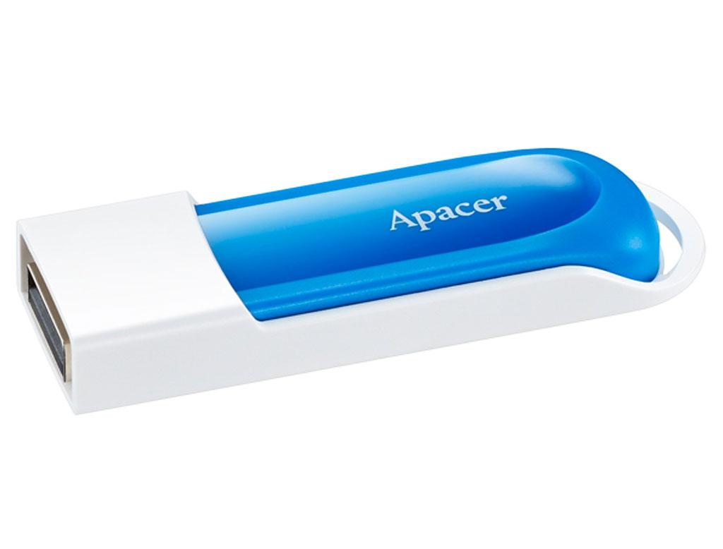 USB флеш накопитель Apacer 64GB AH23A White USB 2.0 (AP64GAH23AW-1)