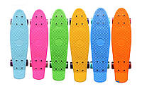 Пенни борд/Penny Board Original 22, с надписью "Penny", светящиеся колеса, разн. цвета.