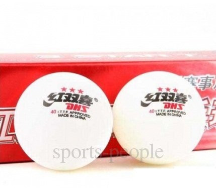 Мячи для настольного тенниса (пинг-понга) DHS 3*, 40 mm, (6 шт.) - фото 3 - id-p1053674043