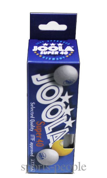 М'ячі для настільного тенісу (пінг-понгу) Joola Super 40 (3*), 40 mm, (3 шт).
