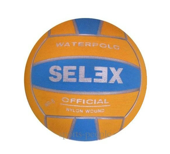 М'яч Selex для водного поло, оранжевий з синім.