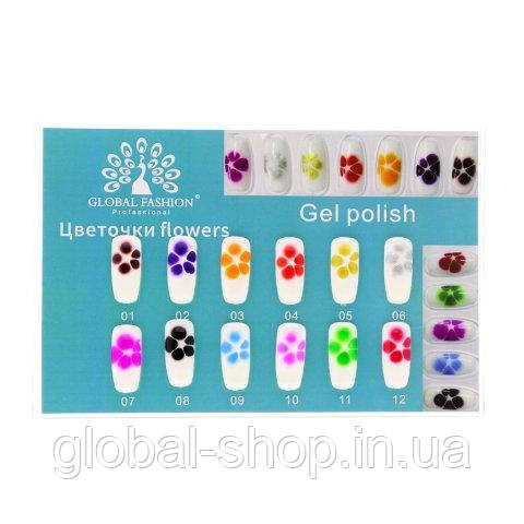 Гель-лак з ефектом розтікання Global Fashion 8ml