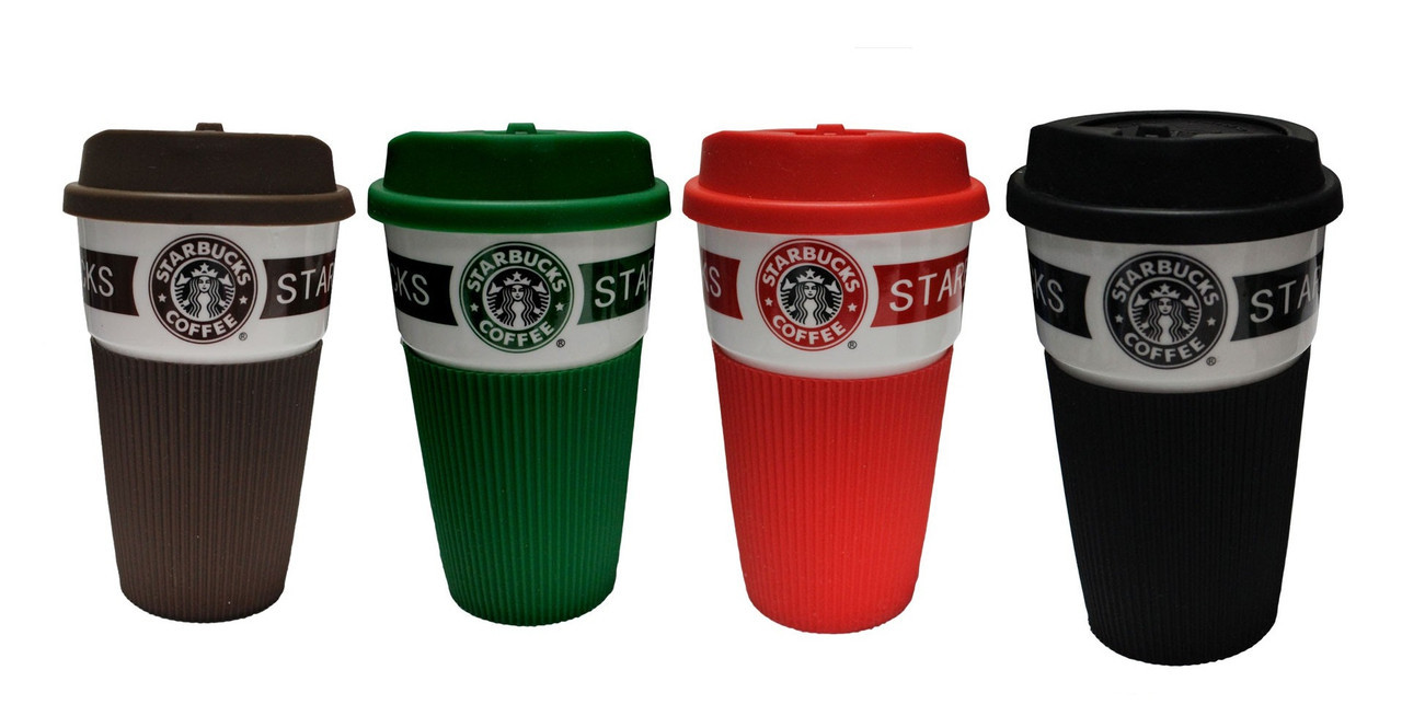 Чашка/термо кружка "Starbucks" для различных напитков, 400ml - фото 1 - id-p1053674993