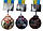 Медаль спортивна, для настільного тенісу (пінг-понгу): 1, 2, 3 місце, Ø 5 см, з українською стрічкою друге, фото 2