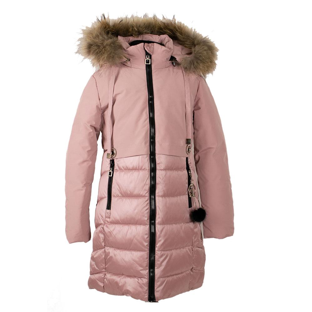 Пальто зимове для дівчаток "Yinuo" 146 рожевий LH-10