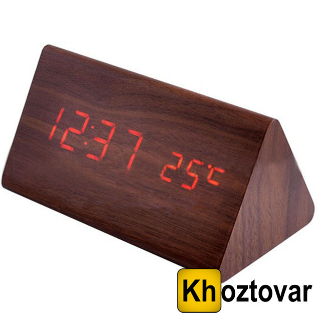 Електронний настільний годинник з підсвіткою VST-864 Червоний циферблат