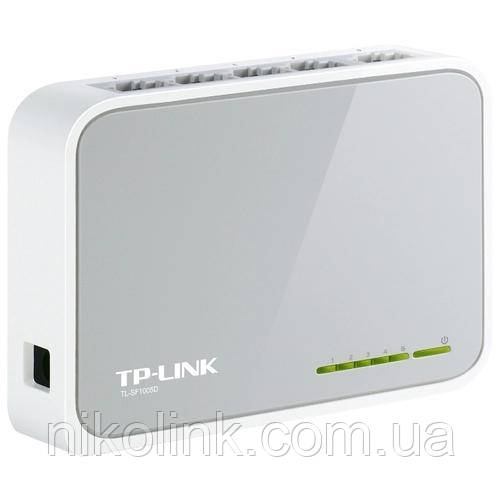 Комутатор TP-Link TL-SF1005D 5xFE, Некерувань