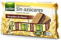 Вафли Gullon Barquillos de Choco Diet Nature без сахара , 210 гр