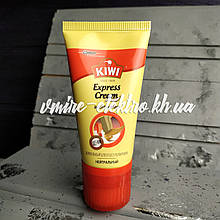 Крем для взуття безбарвний Kiwi express 50 мл