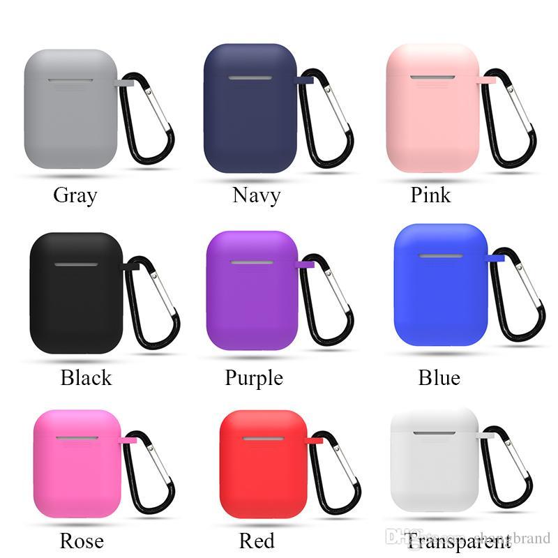 Силіконовий чохол для Airpods (11 кольорів)