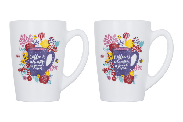 New Morning Coffe Is Always A Good Idea набір чашок 2*320 мл Luminarc P5148
