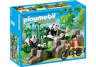Конструктор Playmobil 5414 Сім'я панд у бамбуковому лісі