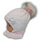 ОПТ Дитячий комплект - шапка і шарф для дівчинки, р. 44-46 (5шт/набір), фото 3