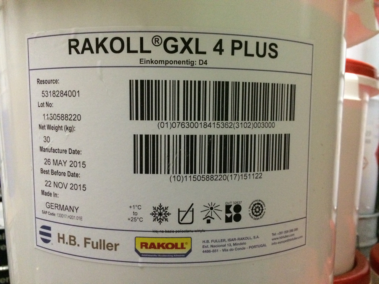 Клей для дерева Rakoll GLX 3 Plus, D3