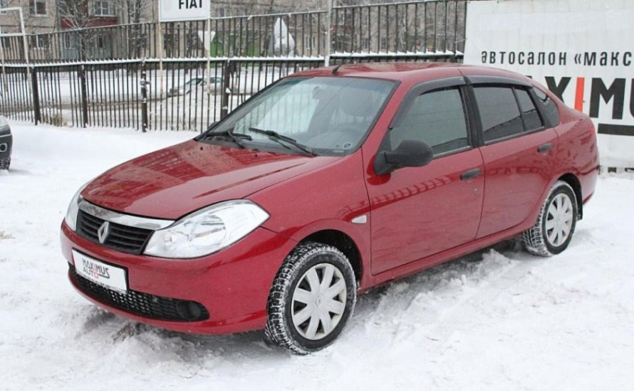 Дефлектори вікон (вітровики) RENAULT Symbol 2008 Cobra tuning R11208