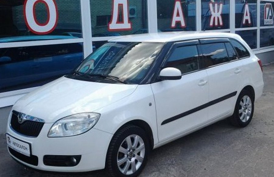 Дефлектори вікон (вітровики) Skoda Fabia II Combi 2007 (Шкода Фабія 2) S21007