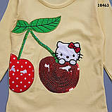Лонгслив Hello Kitty для дівчинки. 86-92 см, фото 3