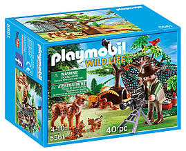Конструктор Playmobil 5561 Сім'я рисей і дослідник