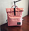 Стильний тканинний рюкзак жіночий кольору хакі, фото 4