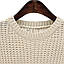Жіночий теплий светр оверсайз кольору хакі, фото 4
