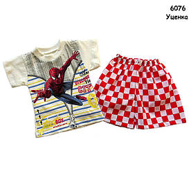 Уцінка - Літній костюм Spiderman для хлопчика. 6-9 міс