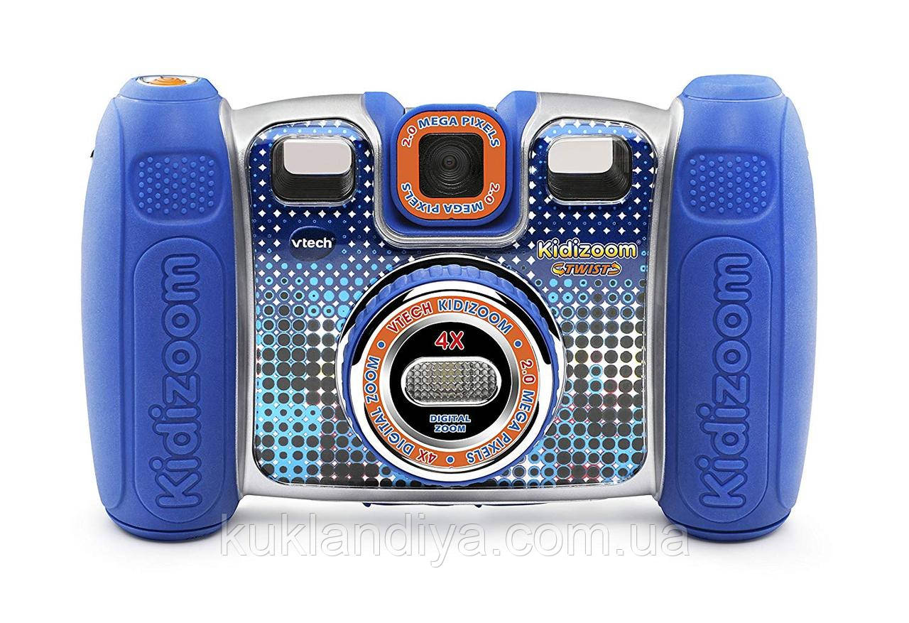 VTech Детская цифровая камера с видео записью синий Kidizoom Twist ...