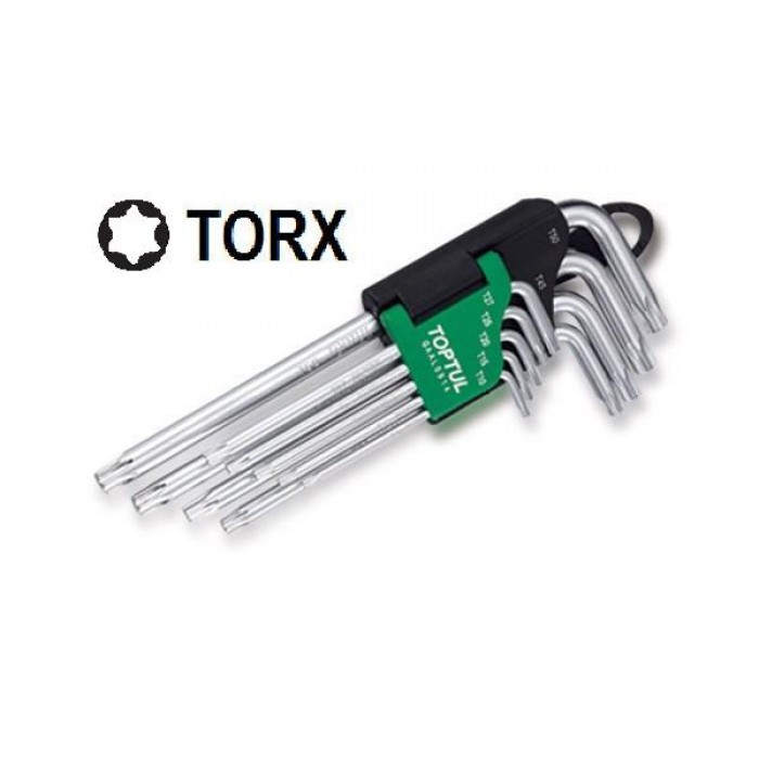 Набор TORX (9 ед) длинных Т10-Т50 Toptul GAAL0914 - фото 1 - id-p119698828